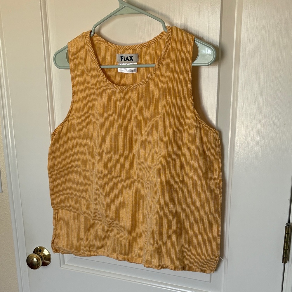 Flax 100% Linen Tank Top